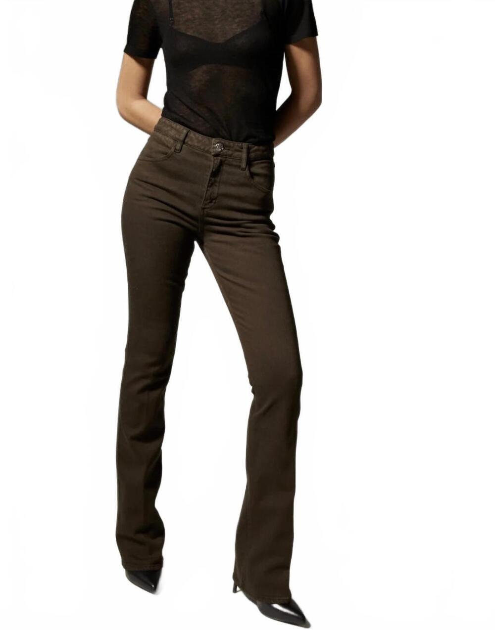 NEW SPRWMN micro flare denim jeans in tallulah